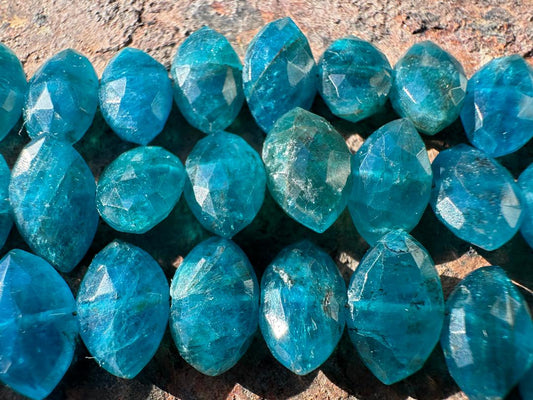 12x7 mm Faceted Apatite Marquise Cut