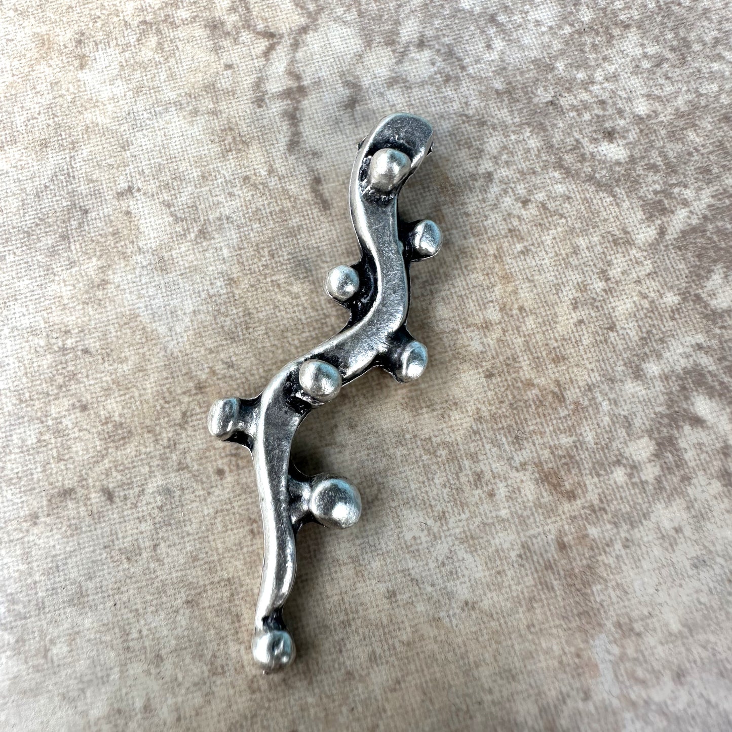Dotted Squiggle Charms