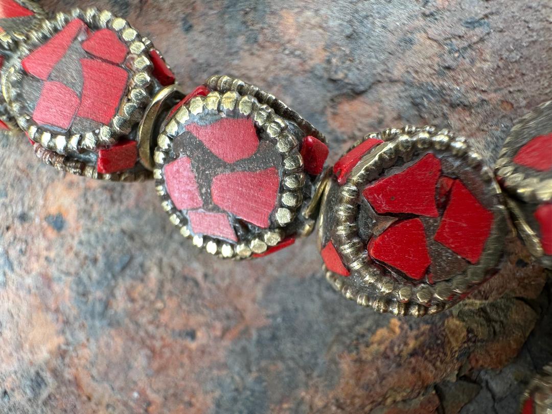 11 mm Tibetan Coral Beads
