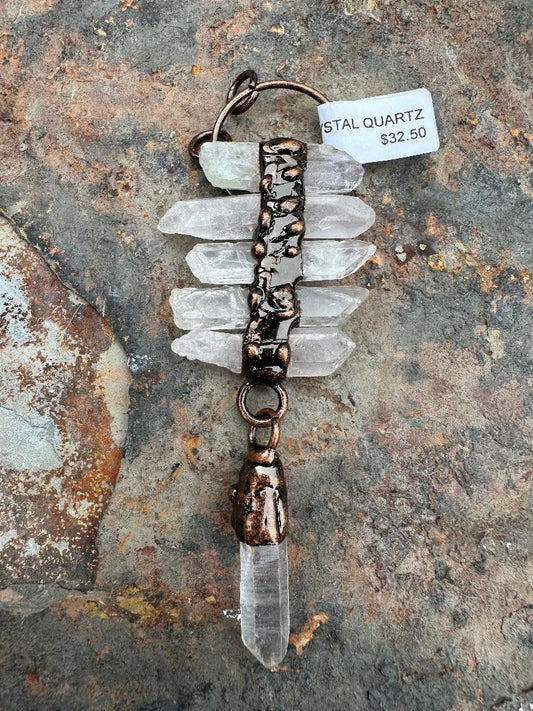 Crystal Quartz Points Pendant